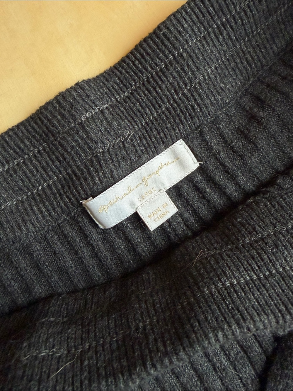 Spiritual Gangster Charcoal Ribbed Joggers